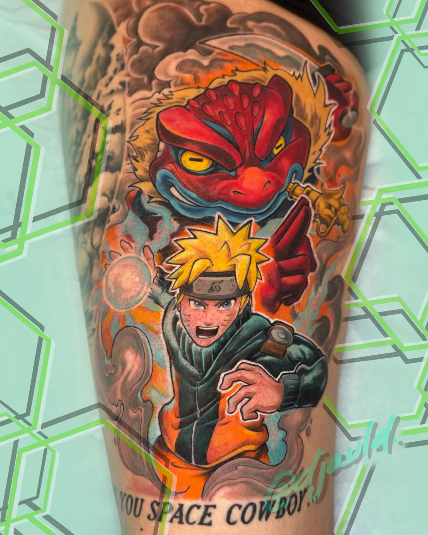 Tattoo by @djauld — anime