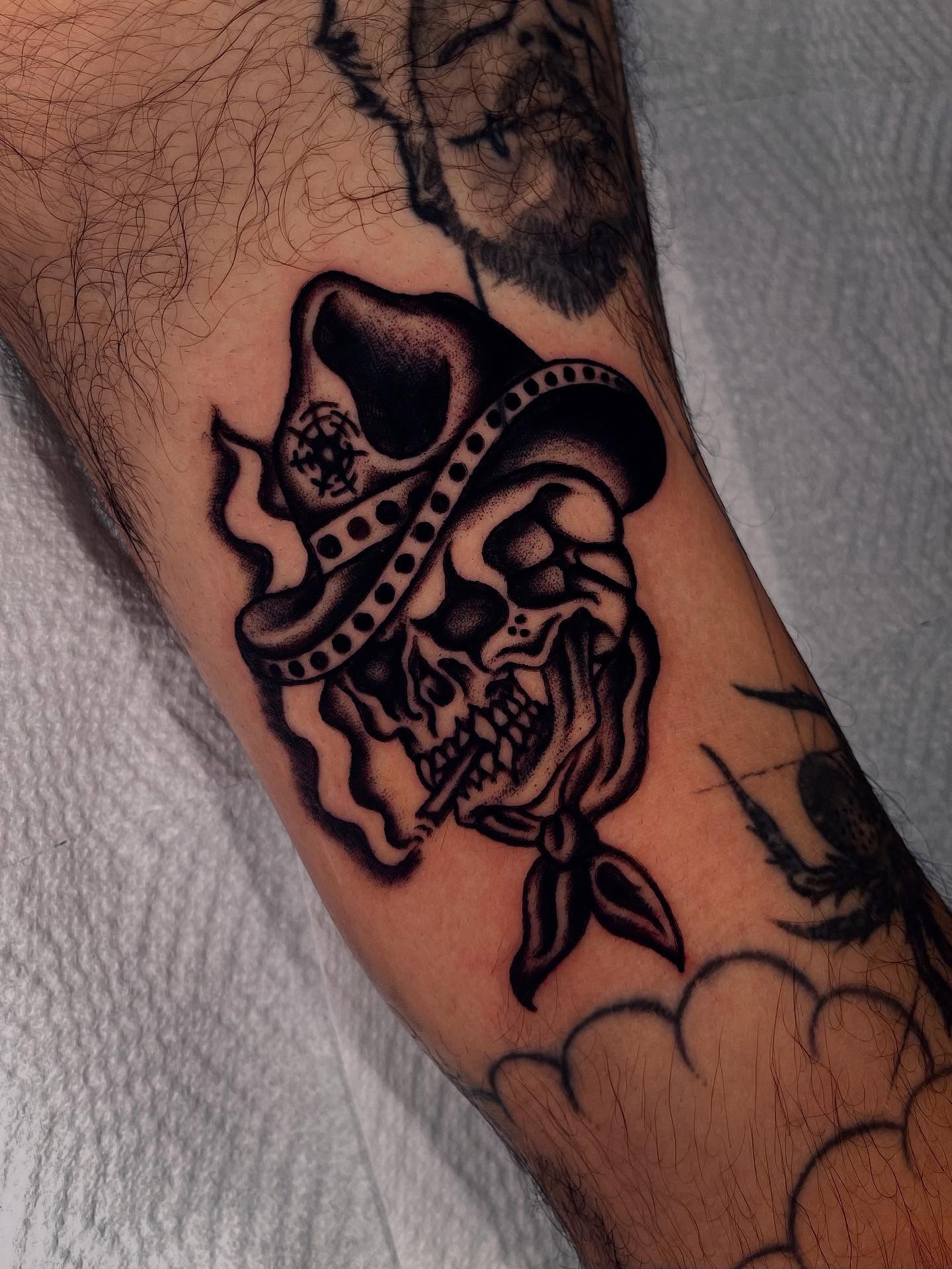 Tattoo by @alexjoelletattooer — black_and_grey, realism