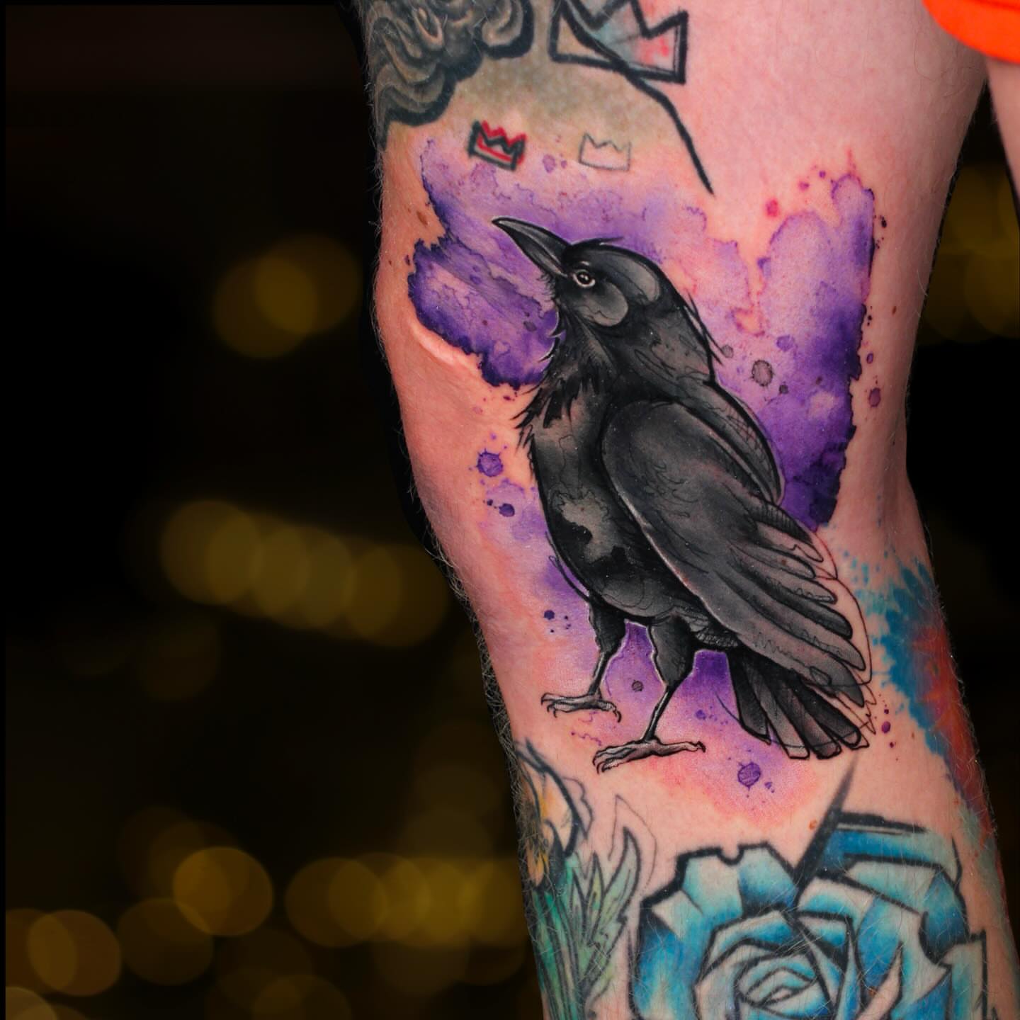 Tattoo by @inkyoursoul — watercolor