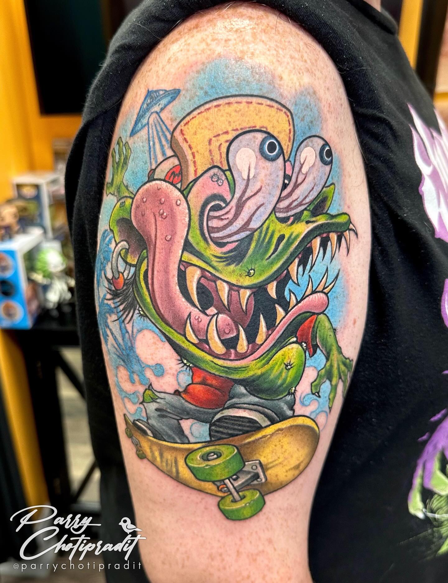 Tattoo by @parrychotipradit — new_school, illustrative