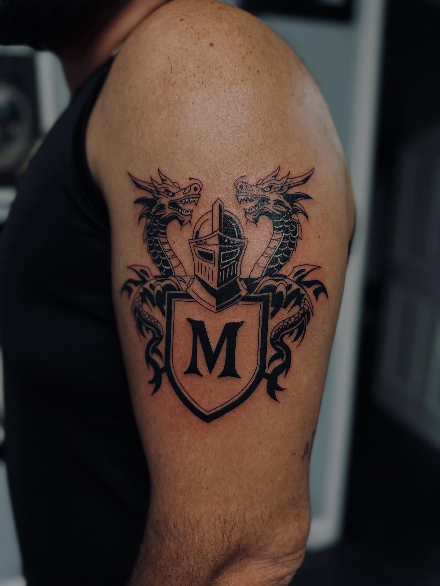 Tattoo by @elexus_tattoos — black_and_grey