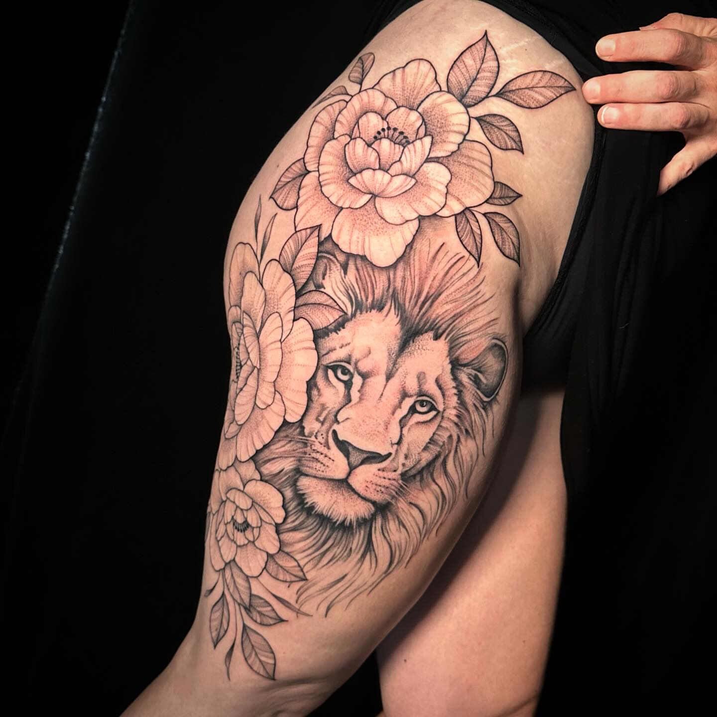 Tattoo by @inkedbysavanna — black_and_grey, realism