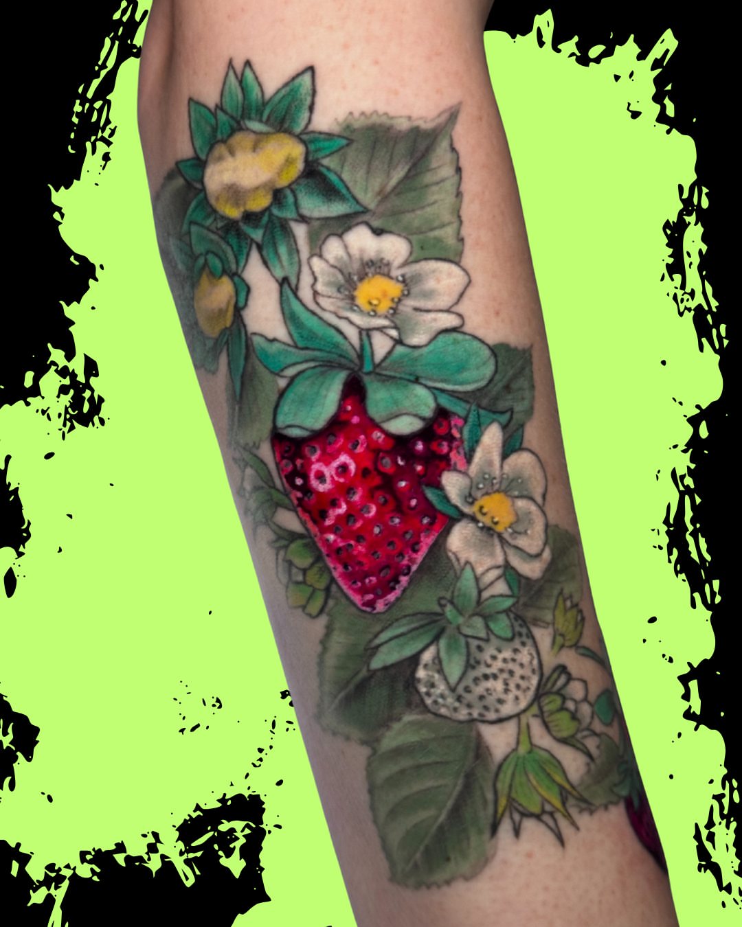 Tattoo by @khwezi_tattoos — watercolor