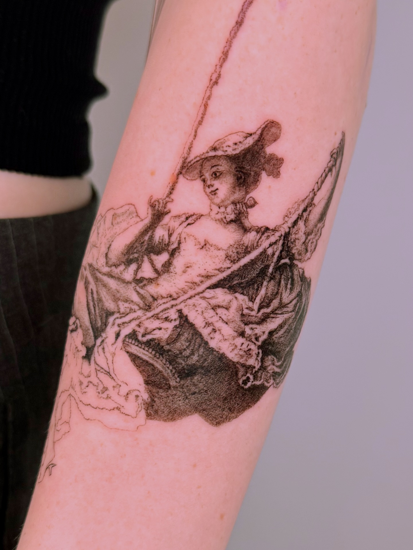 Tattoo by @redrooktattoo — black_and_grey