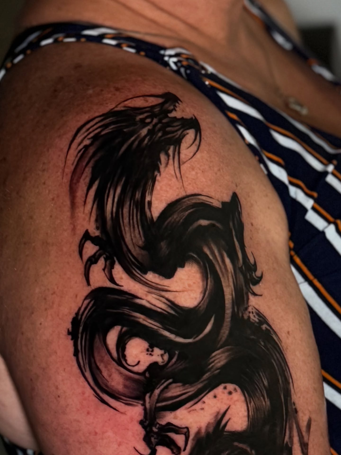 Tattoo by @dr_zeus_tattoo — black_and_grey
