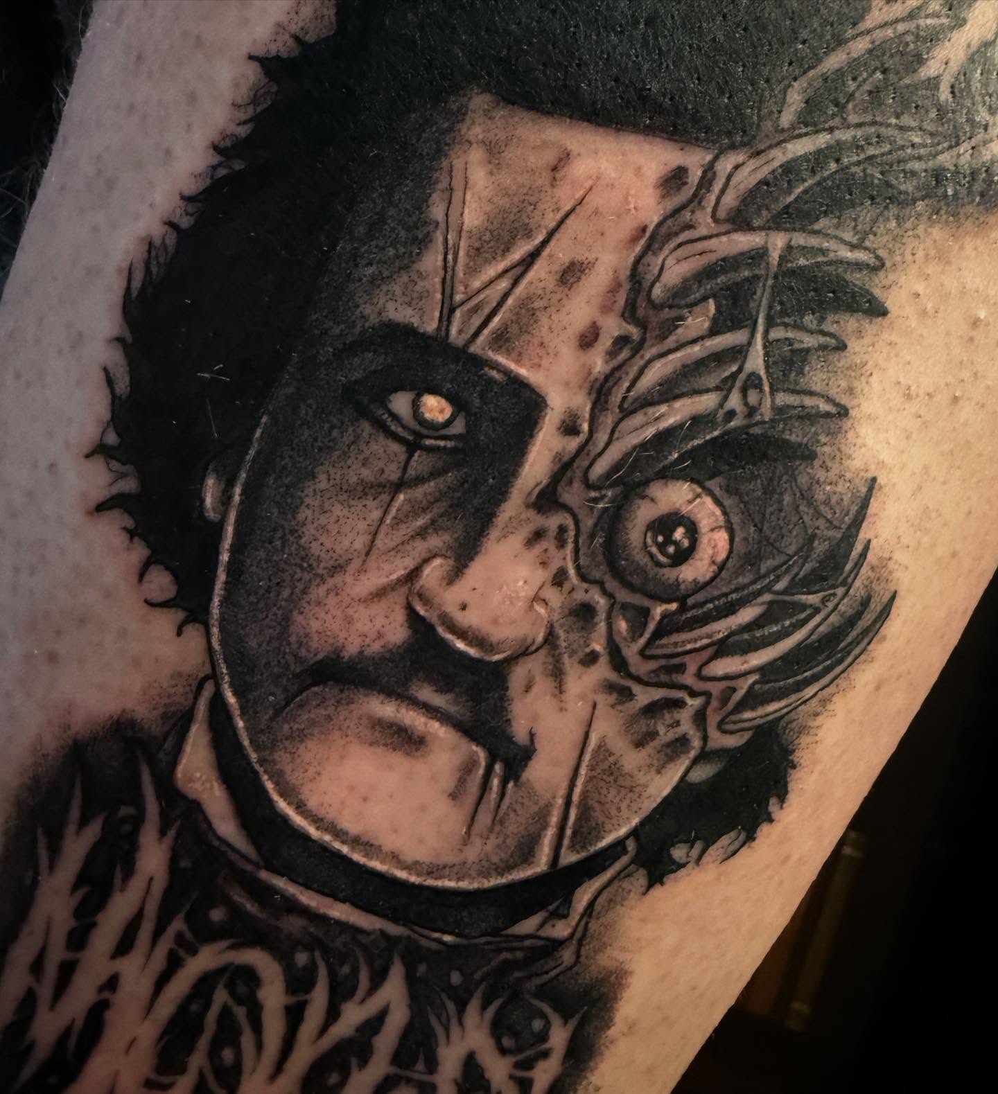 Tattoo by @bennwho_tattoo — black_and_grey, realism