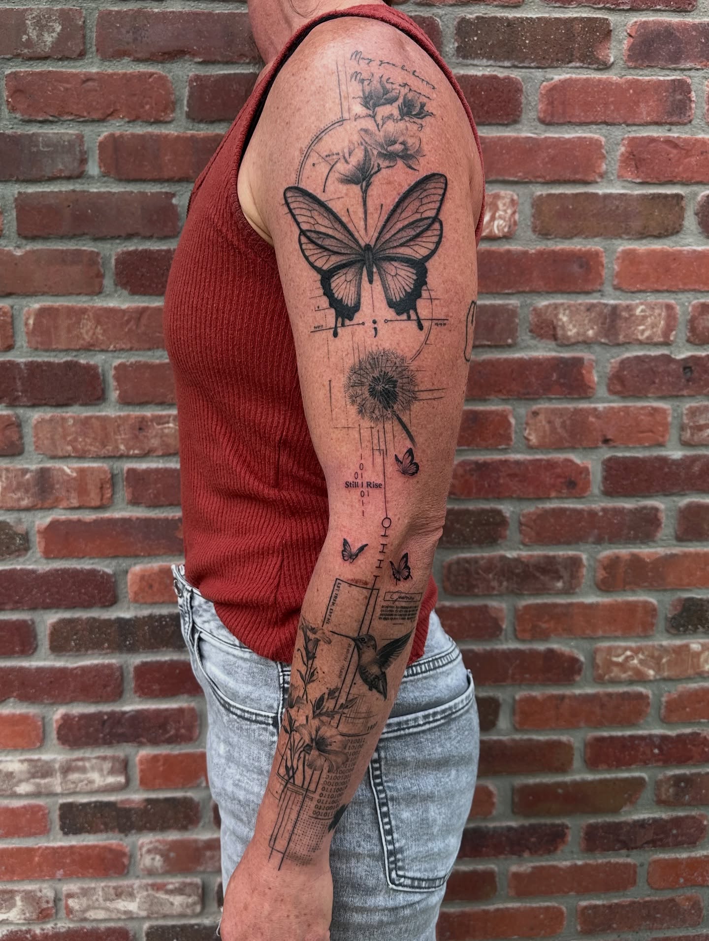 Tattoo by @beholds_ — black_and_grey
