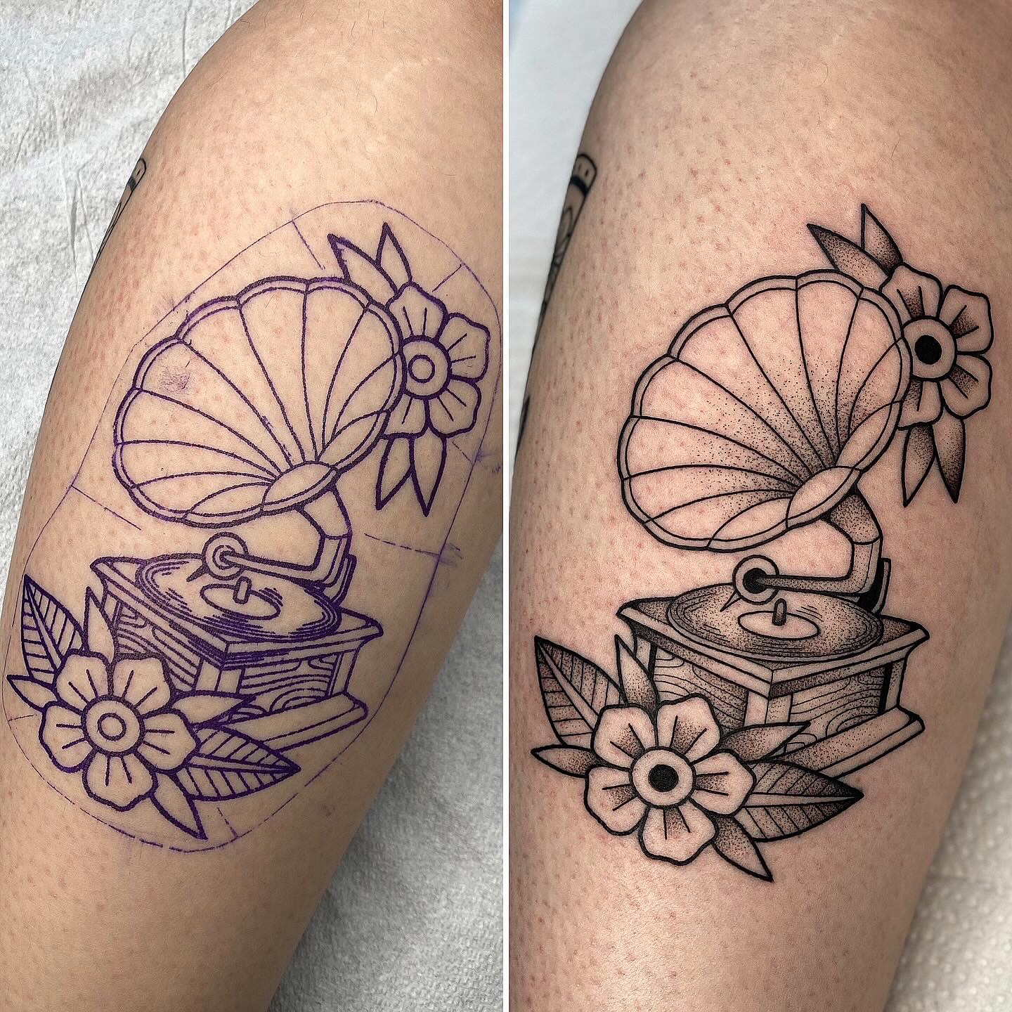 Tattoo by @clem.needlemark — black_and_grey