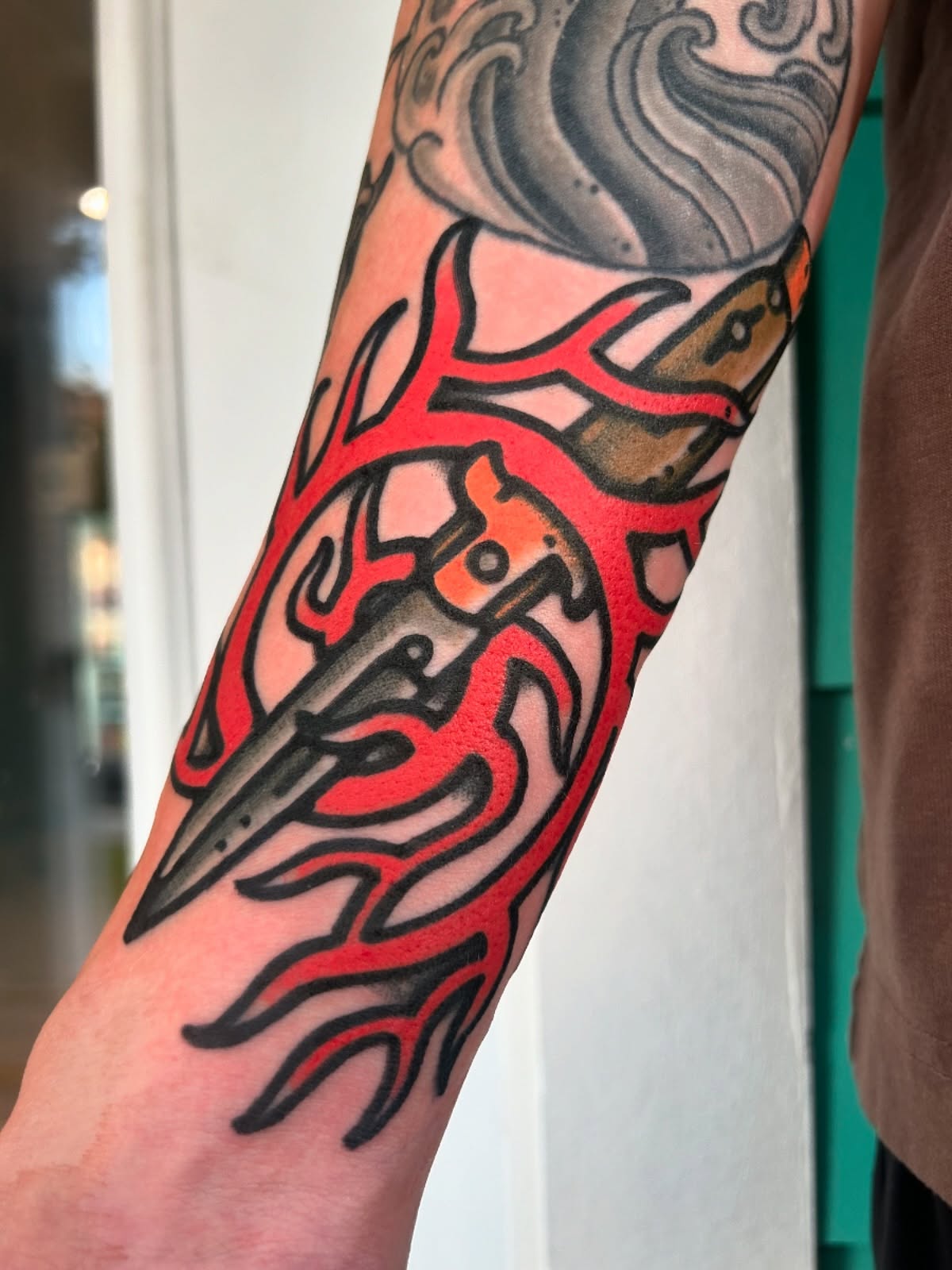 Tattoo by @catzilla_tattoos — american_traditional, tribal