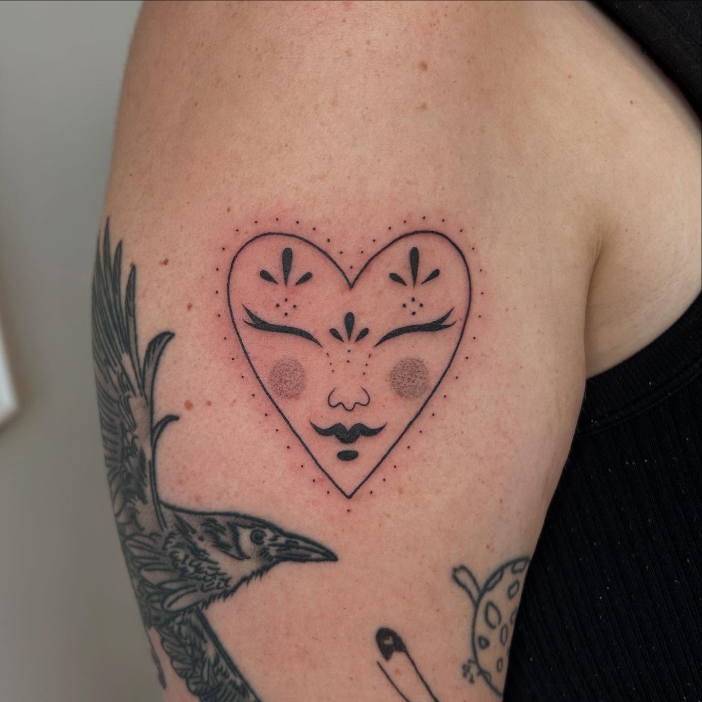 Tattoo by @sofiasparklez โ dotwork, geometric