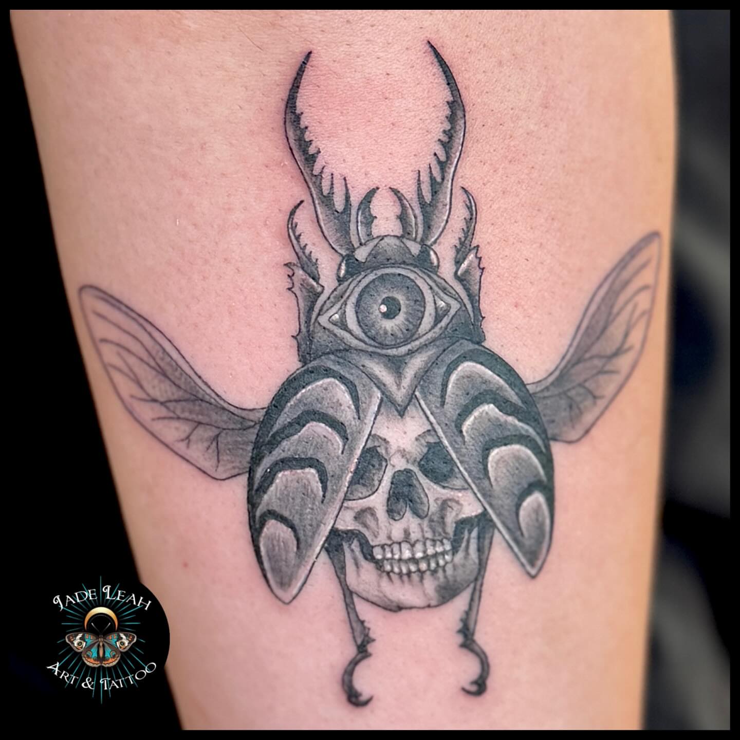 Tattoo by @jadeleah.artandtattoo β black_and_grey, realism
