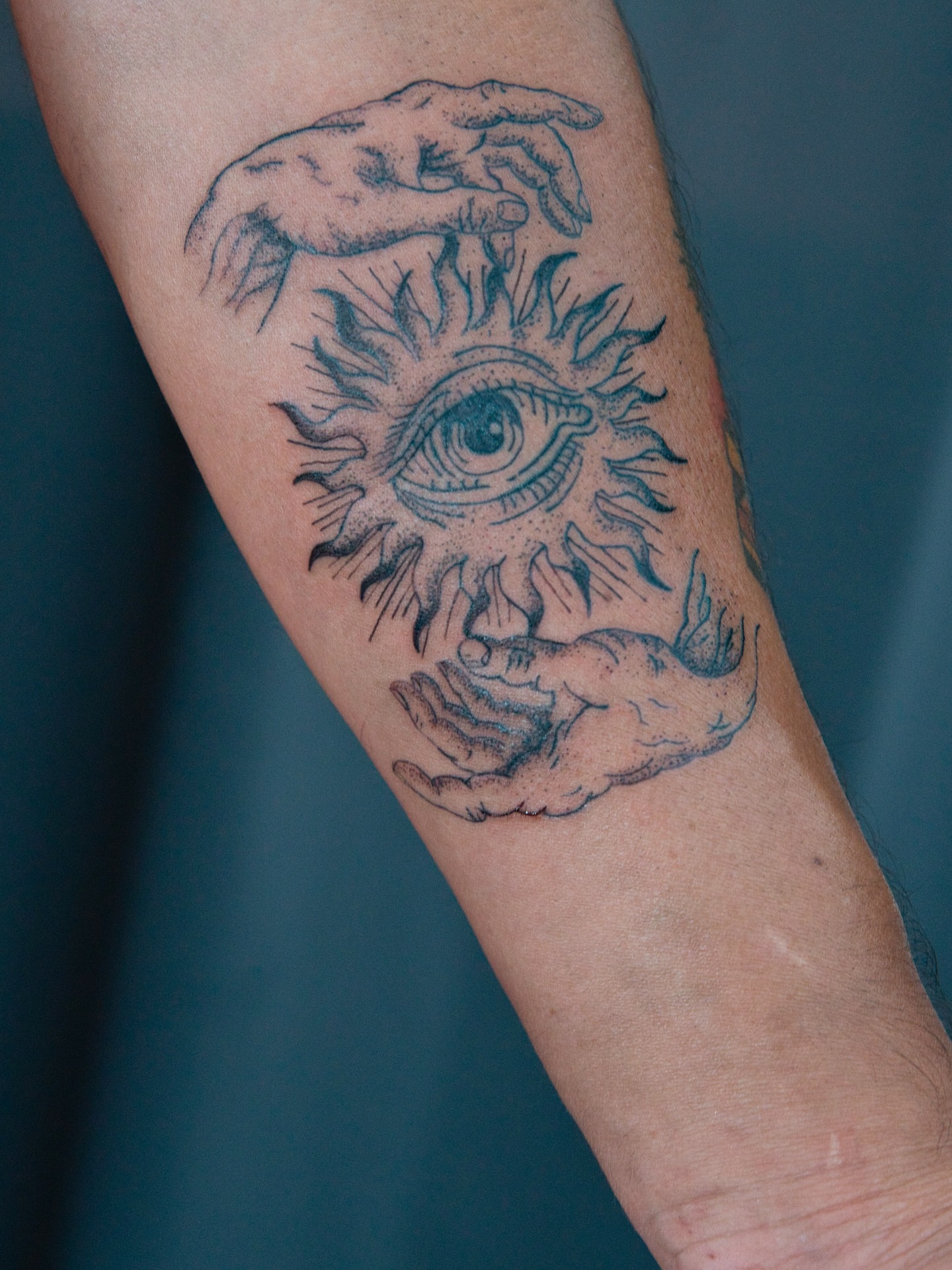 Tattoo by @wild_waves_ink — black_and_grey
