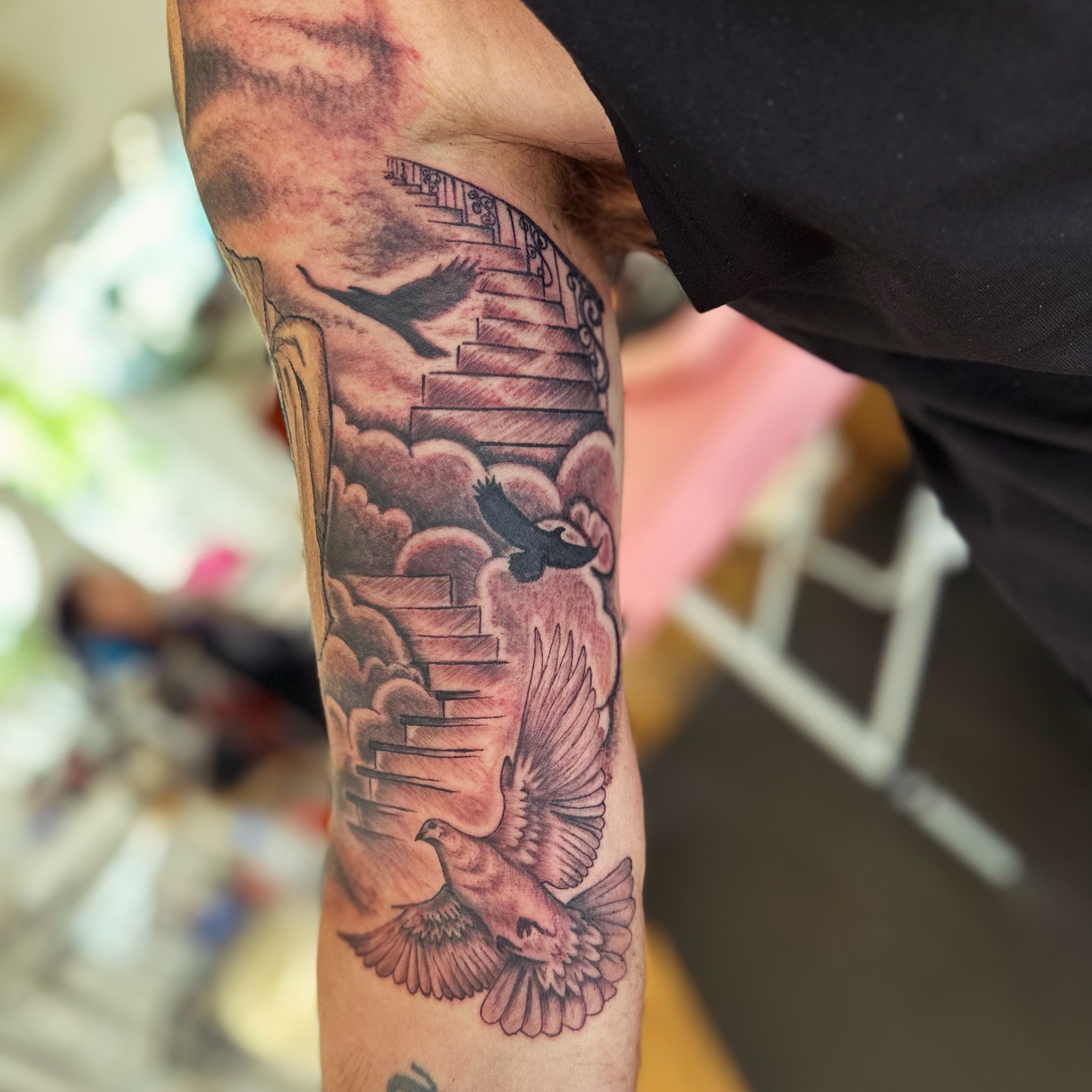 Tattoo by @j_c_tattoos — realism, dotwork