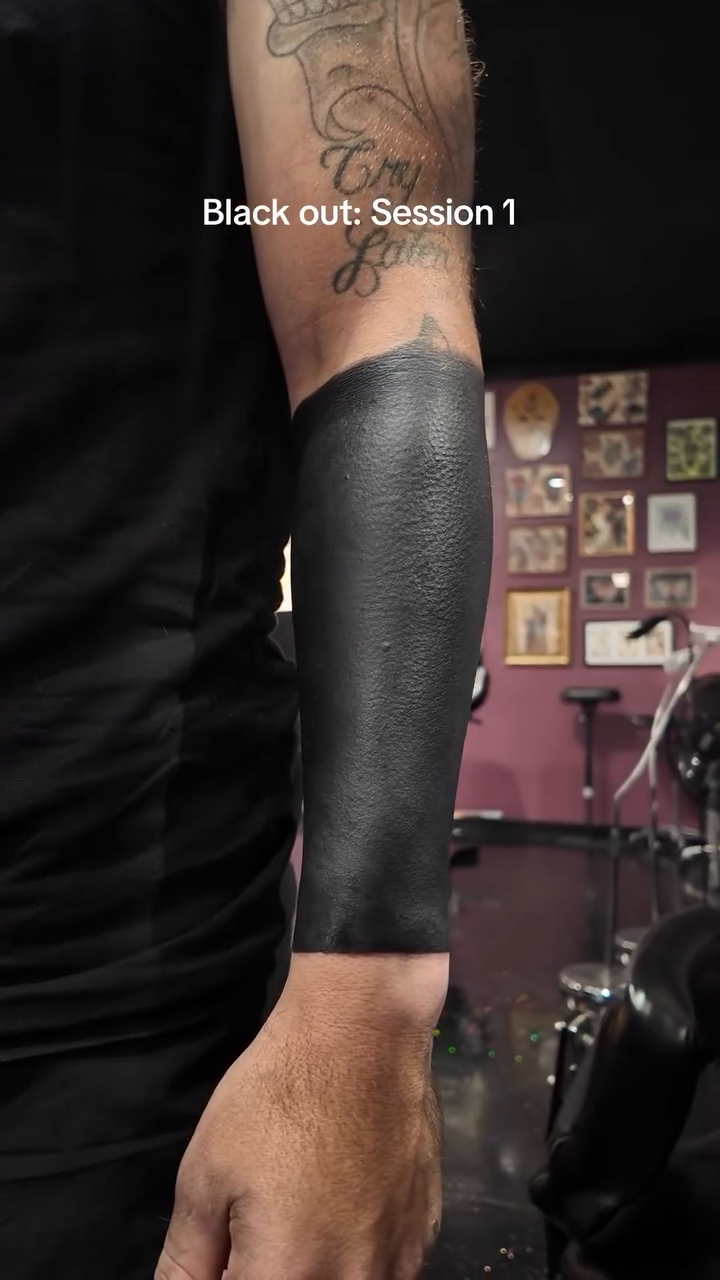Tattoo by @kylegiffen โ blackwork