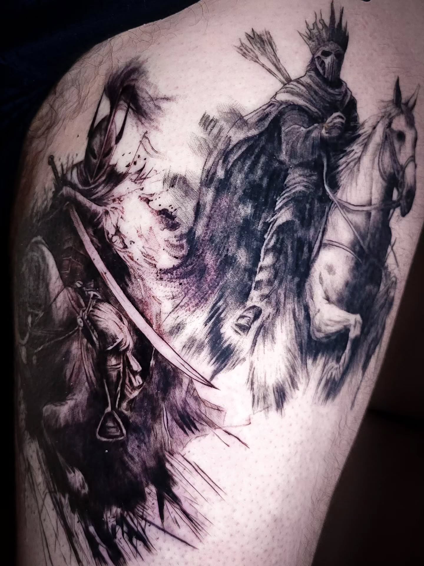 Tattoo by @tatsbyjesse — black_and_grey, realism