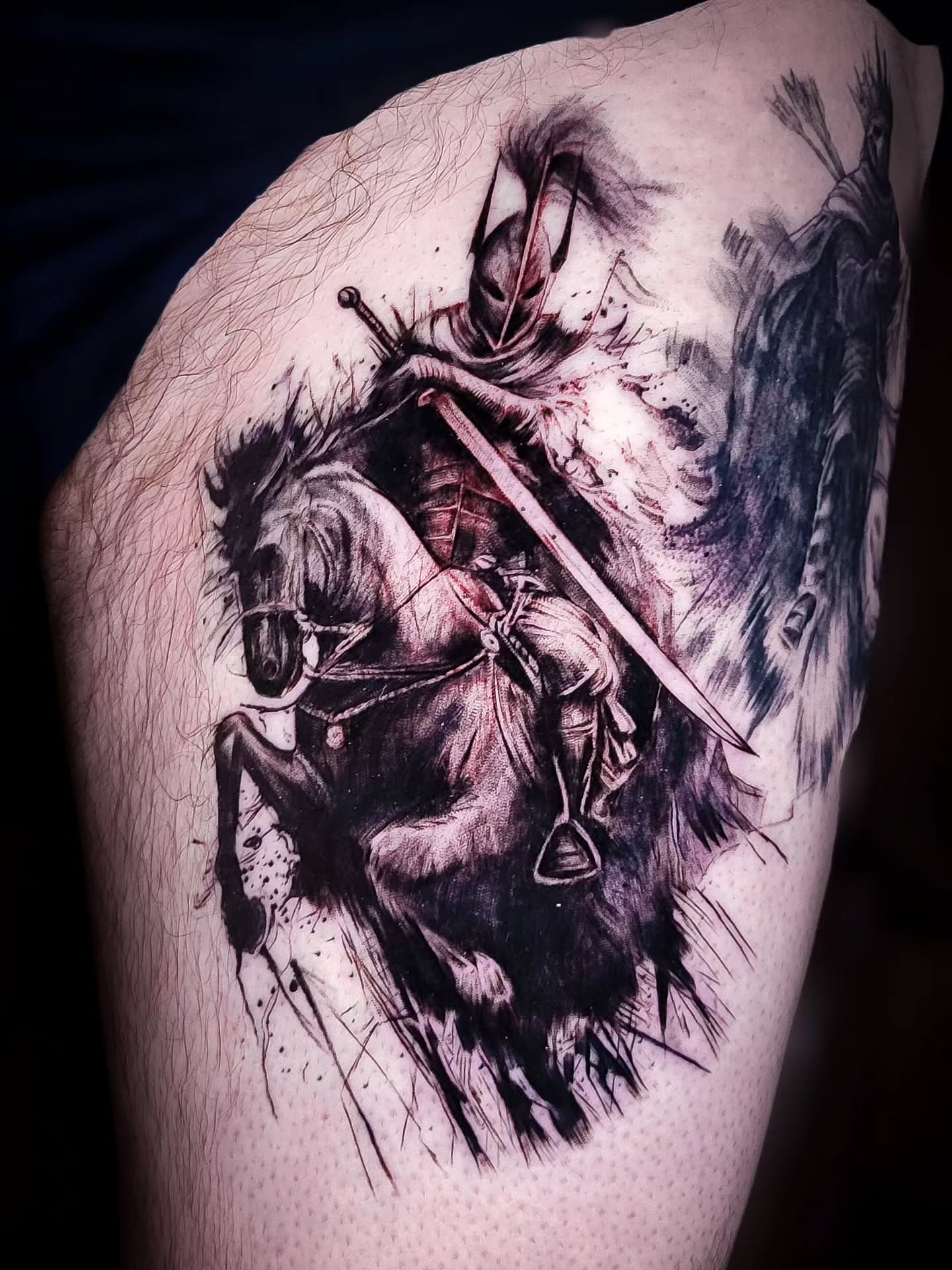 Tattoo by @tatsbyjesse — black_and_grey, realism