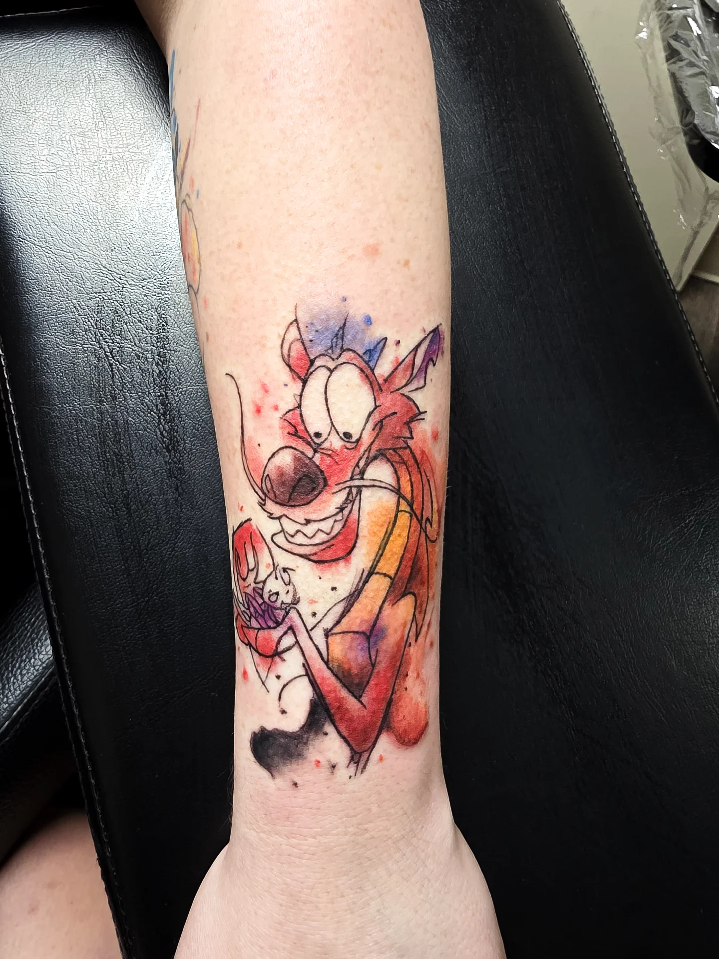 Tattoo by @veroinks — watercolor