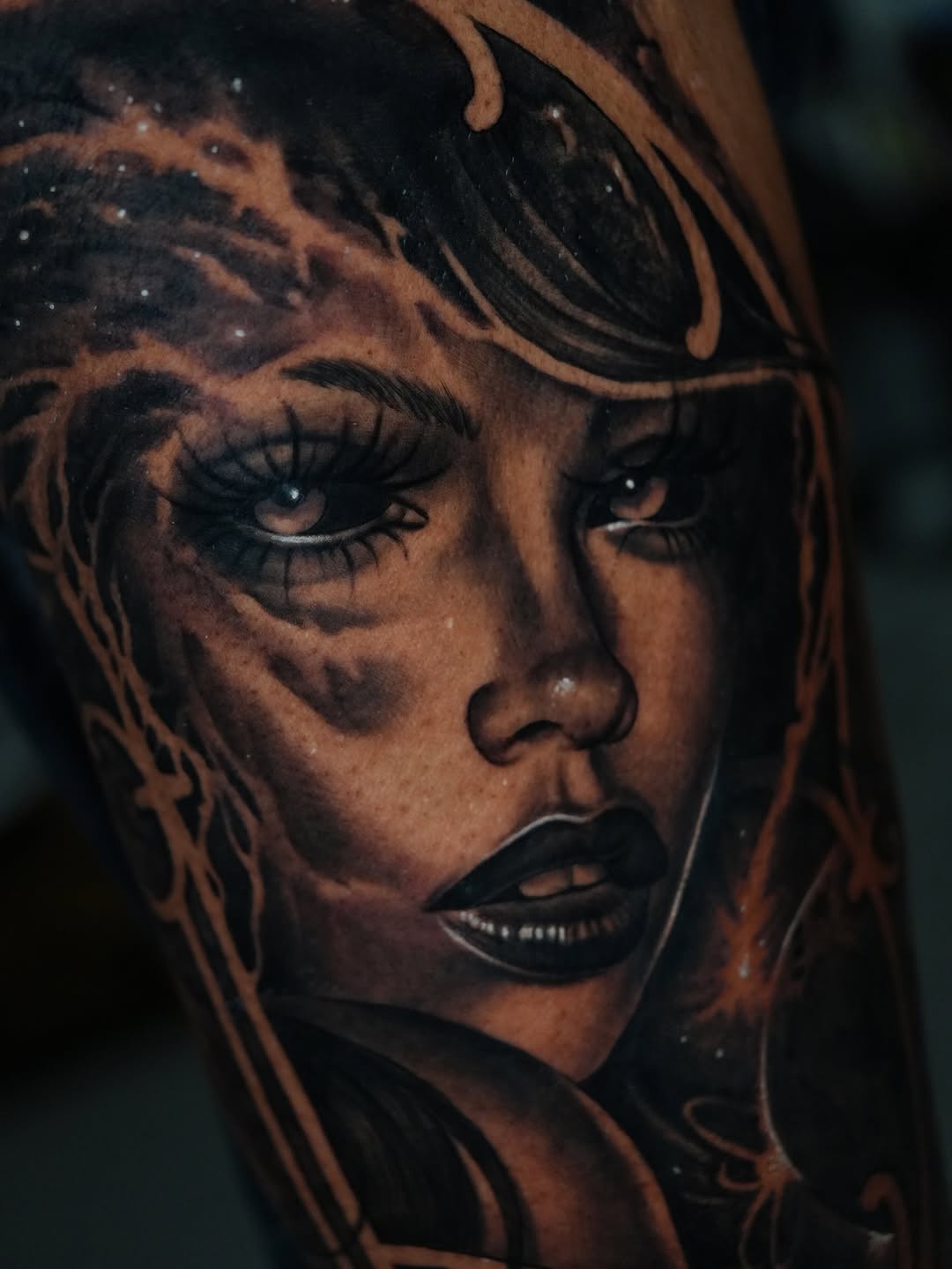 Tattoo by @creast4422 — realism, black_and_grey