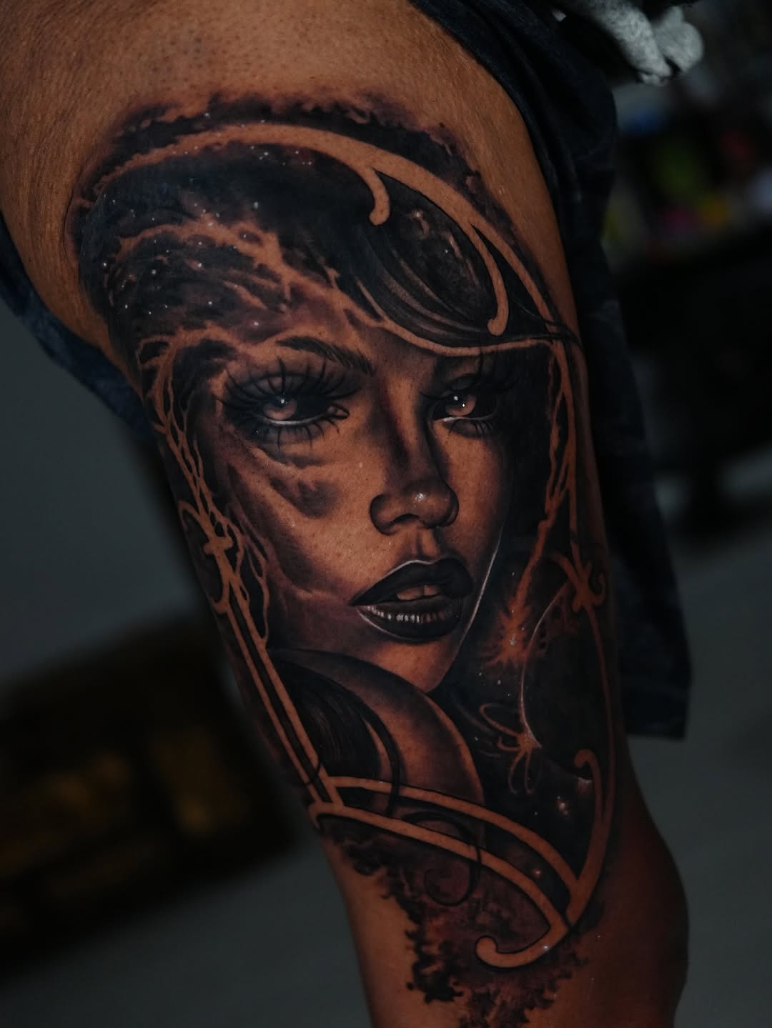 Tattoo by @creast4422 — realism, black_and_grey
