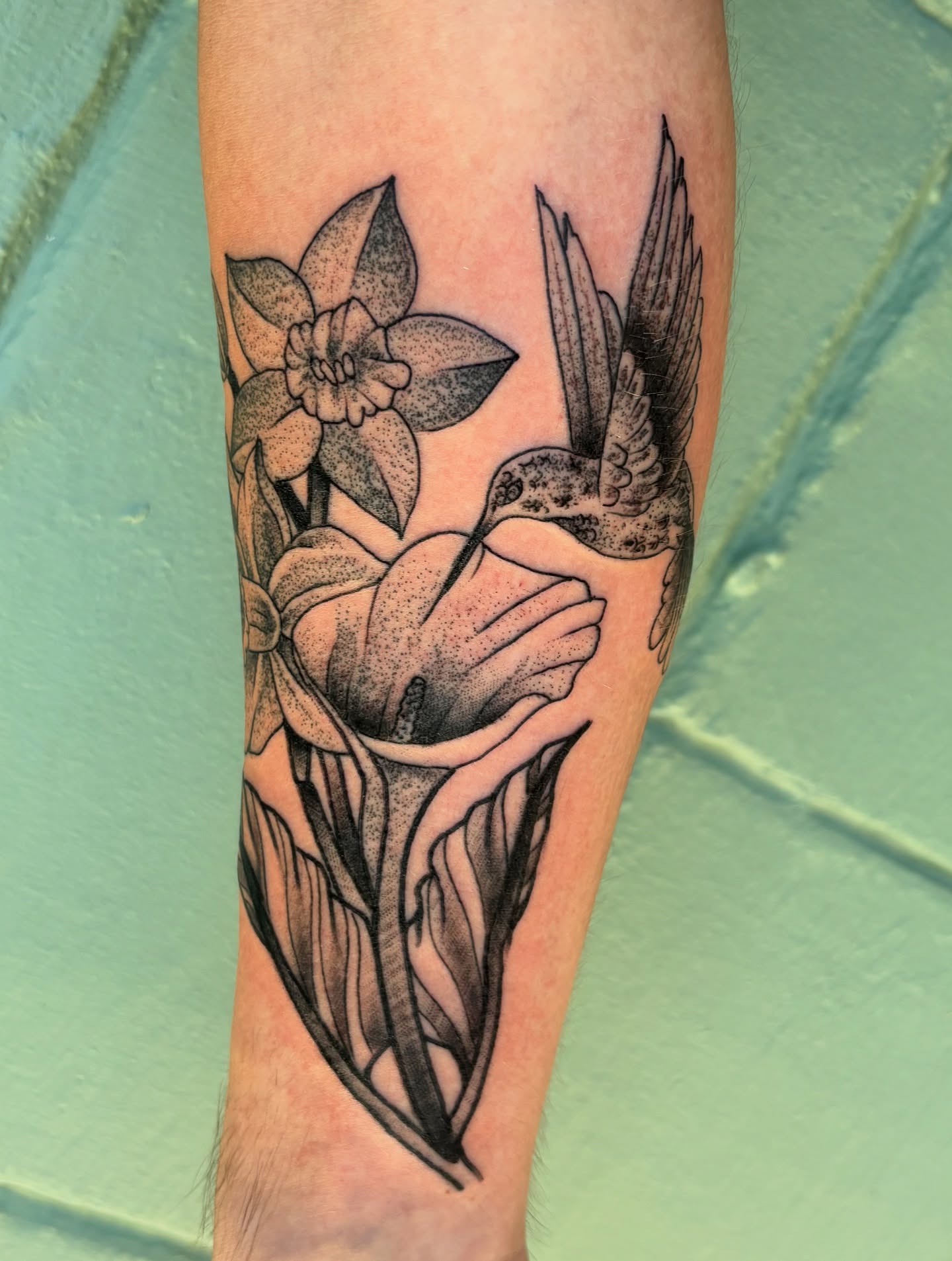 Tattoo by @zacharyiangarden — dotwork, realism