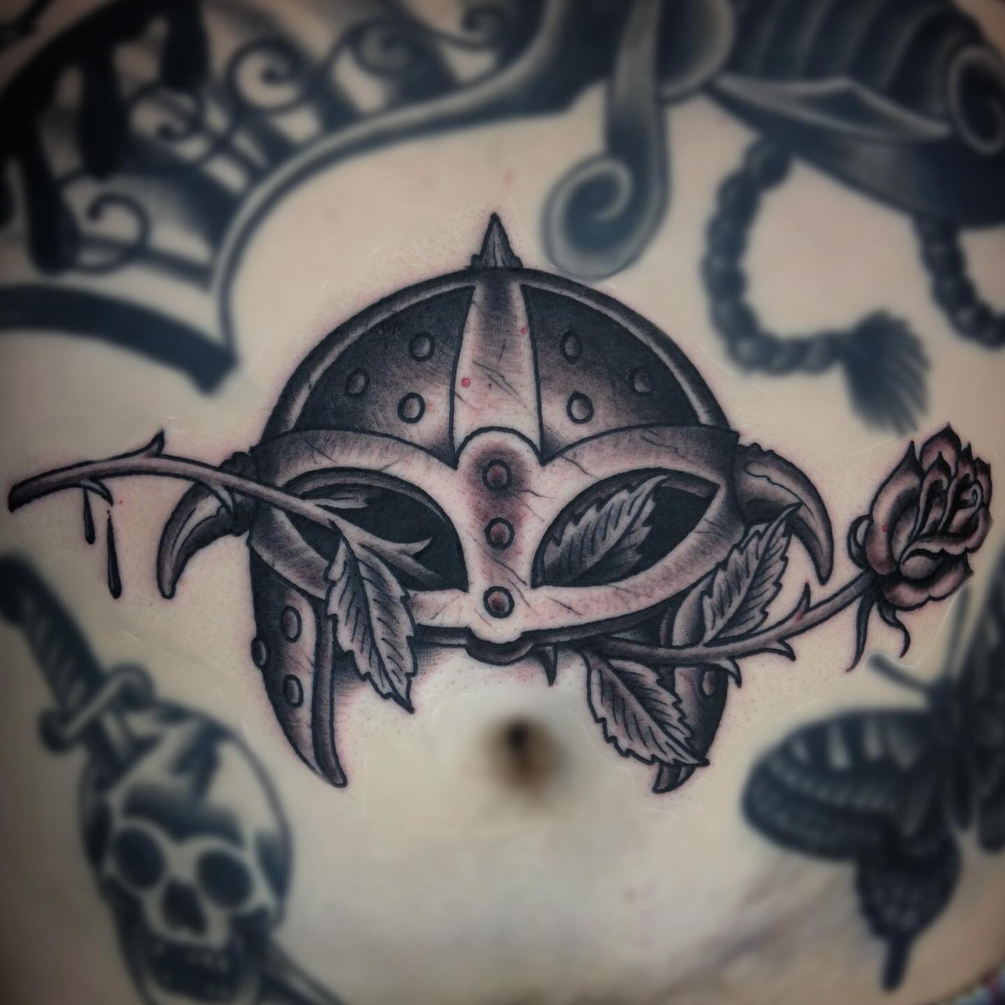 Tattoo by @bryanhumphries_ — american_traditional, black_and_grey