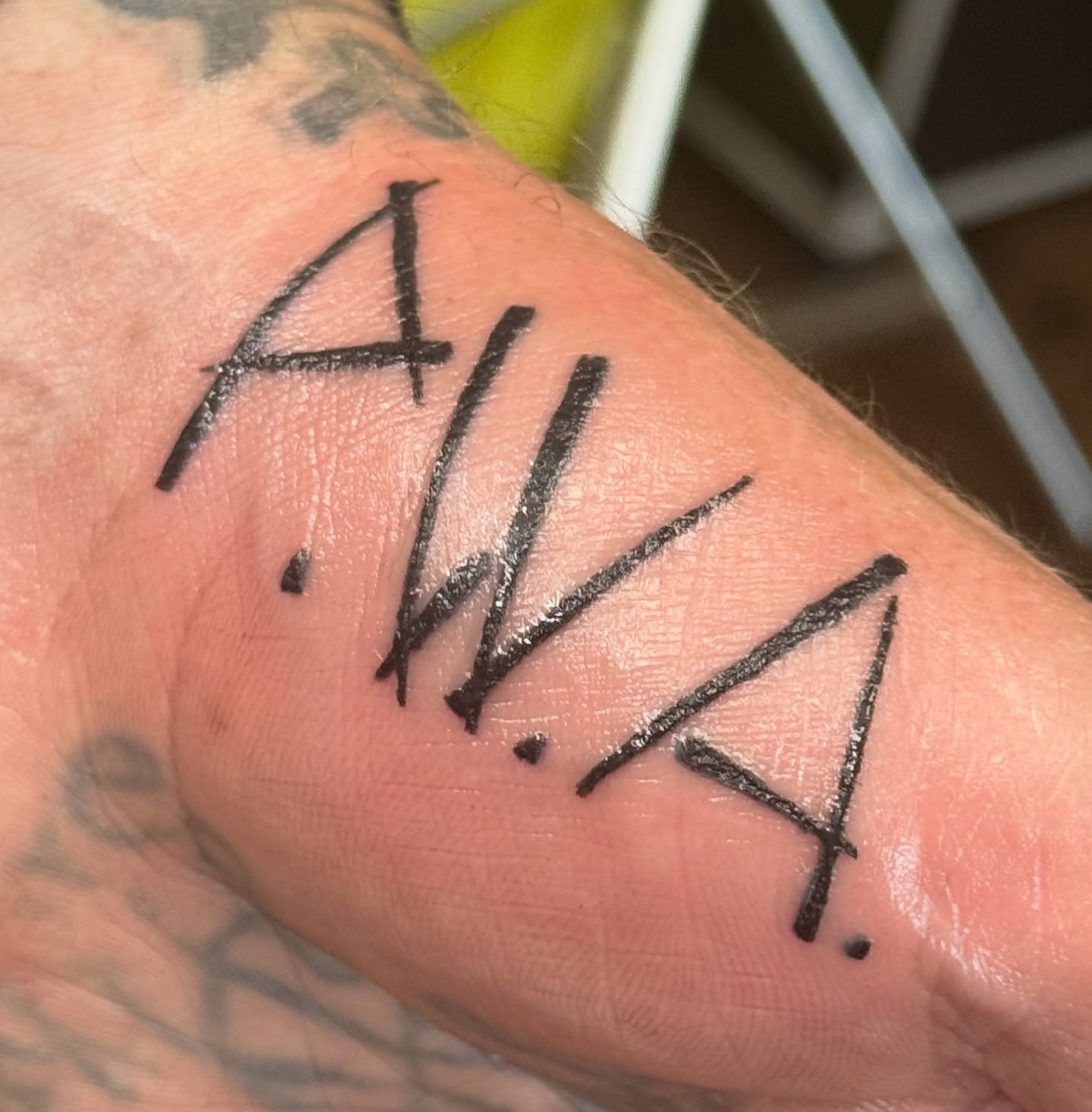 Tattoo by @n.inktone — lettering_script