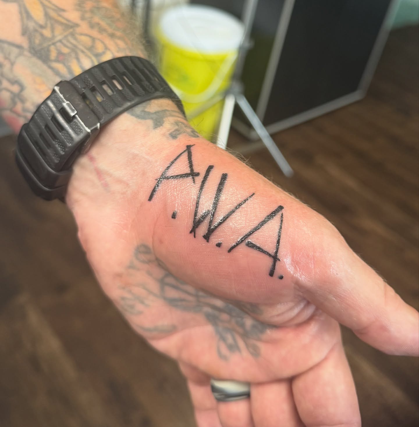Tattoo by @n.inktone — lettering_script