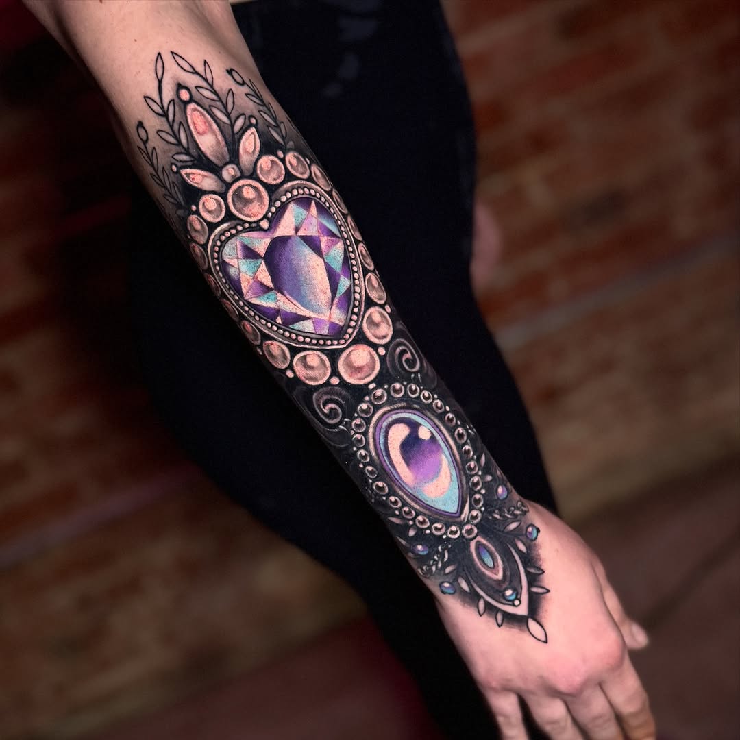 Tattoo by @brookelle.bombshelle — realism, ornamental