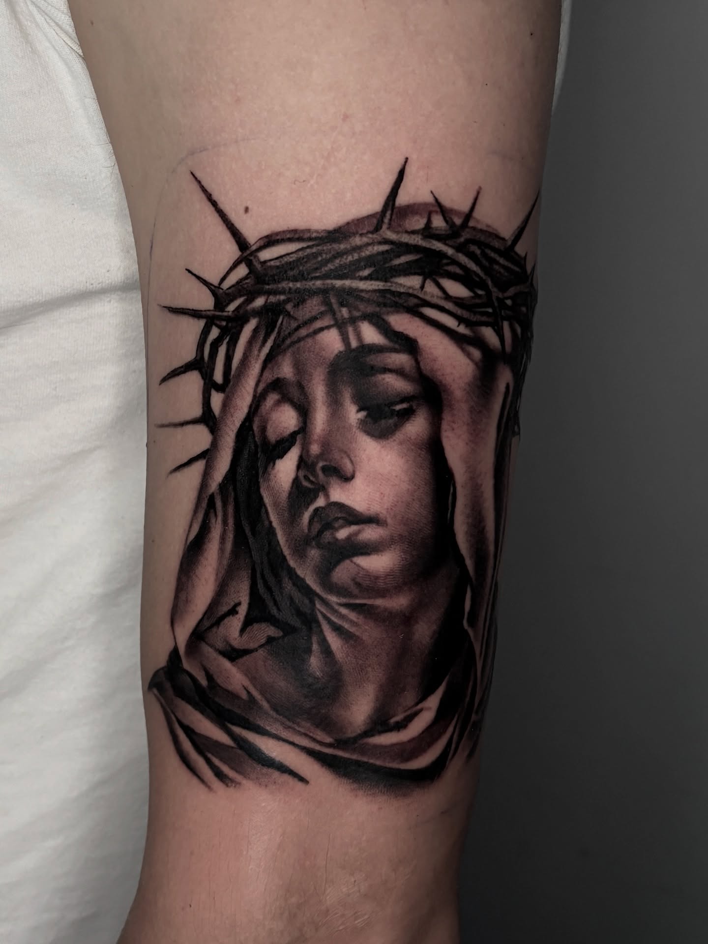 Tattoo by @ilovemorganxo โ realism, dark_realism