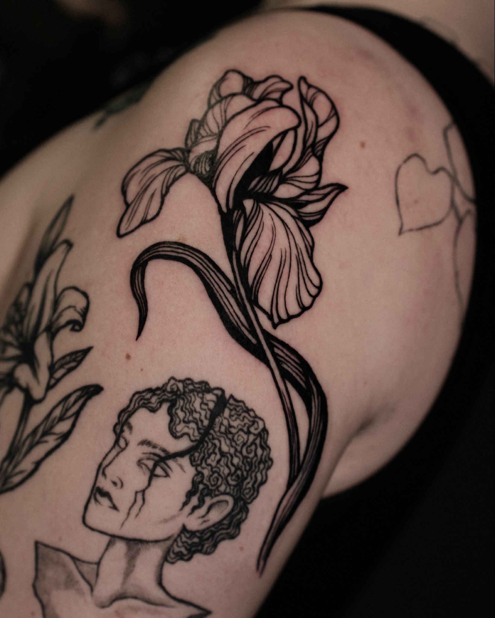 Tattoo by @staydoomed — black_and_grey