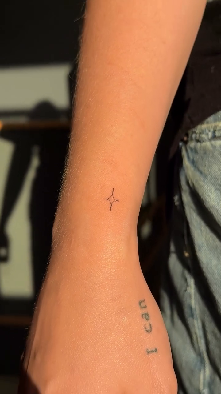 Tattoo by @vikabenito_tattoo — fine_line, lettering_script