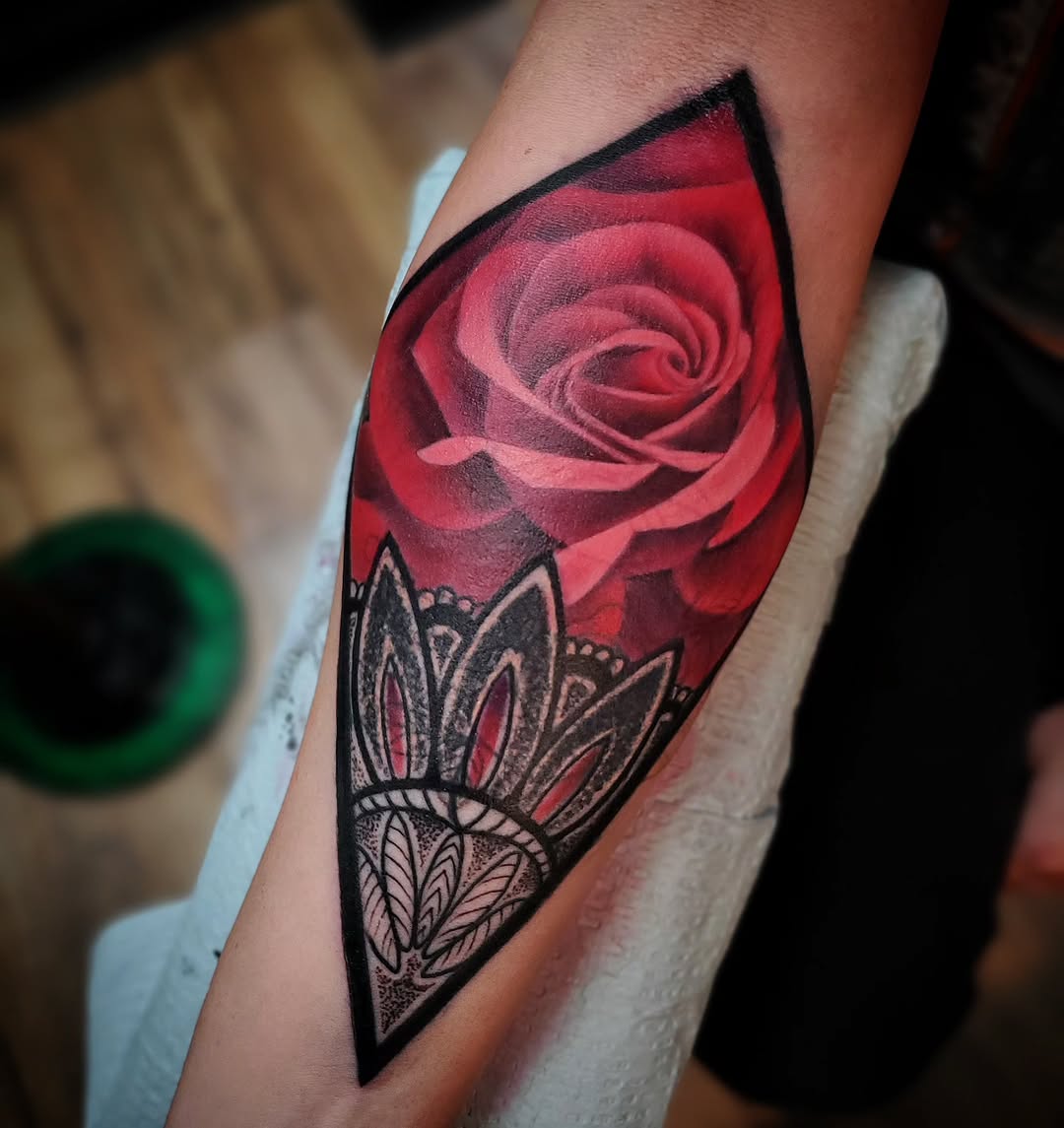 Tattoo by @danieljapaniel — realism, ornamental