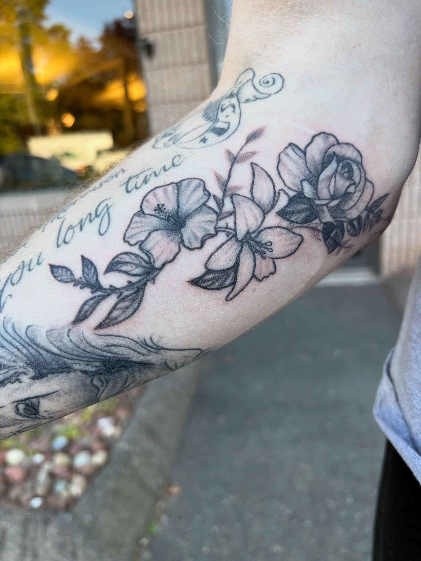 Tattoo by @lukeybtattoo — black_and_grey
