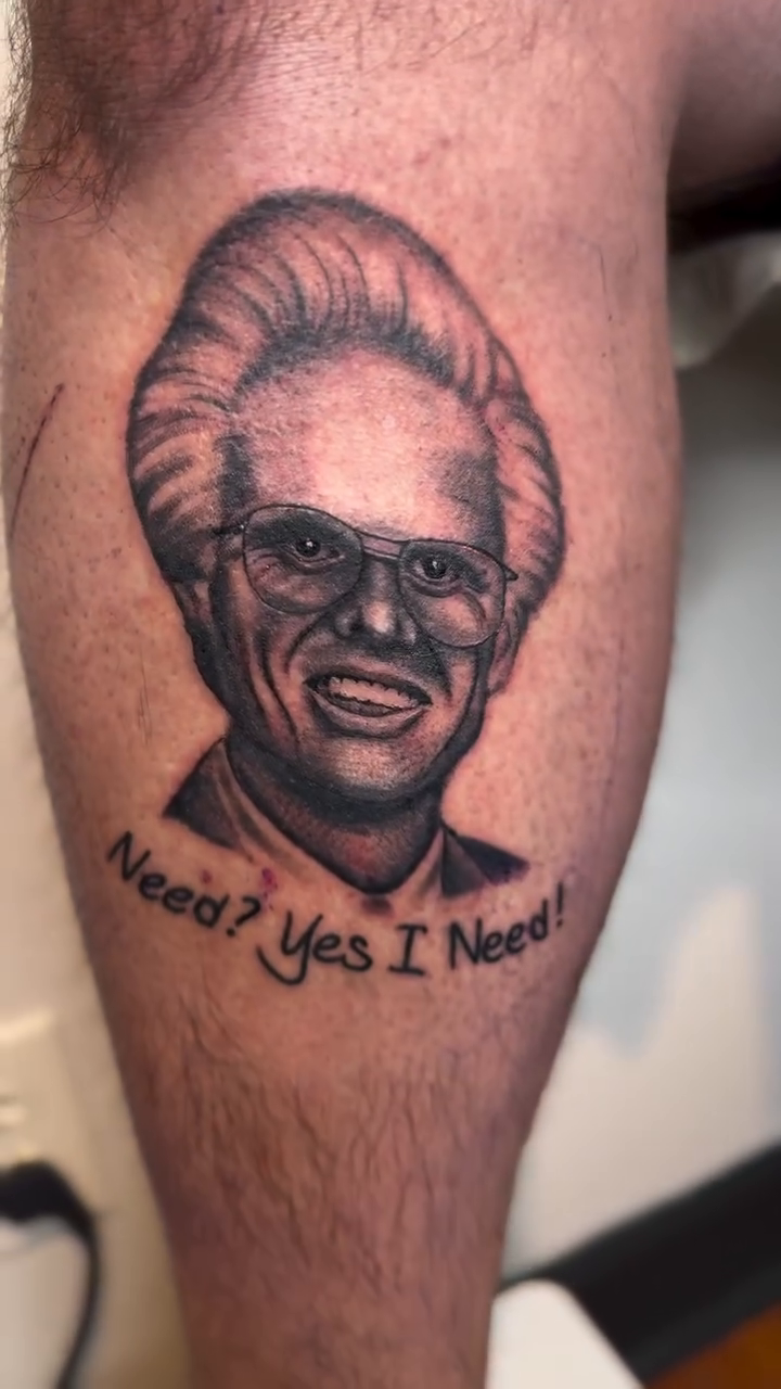 Tattoo by @papamule_ — realism, lettering_script