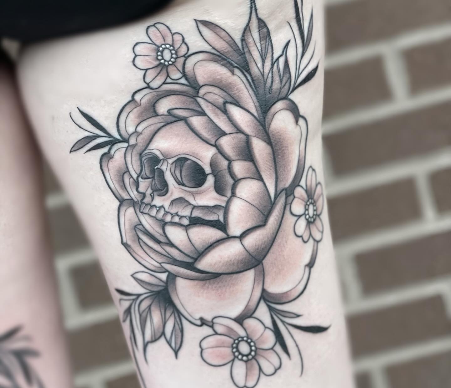 Tattoo by @duffyfortner โ american_traditional, black_and_grey