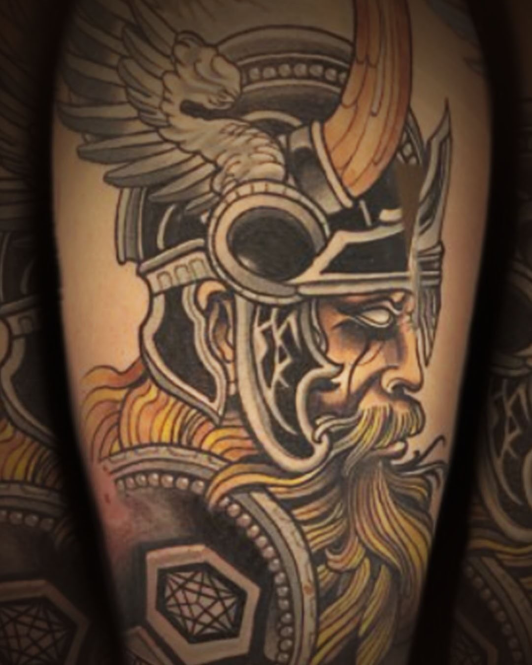 Tattoo by @marshall_sinclair — neo_traditional, geometric