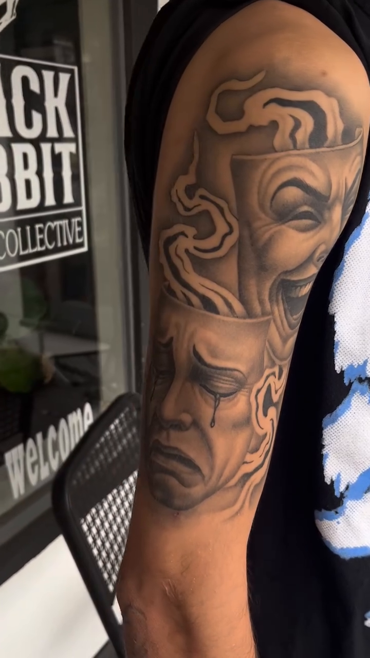 Tattoo by @a5ink — black_and_grey, realism