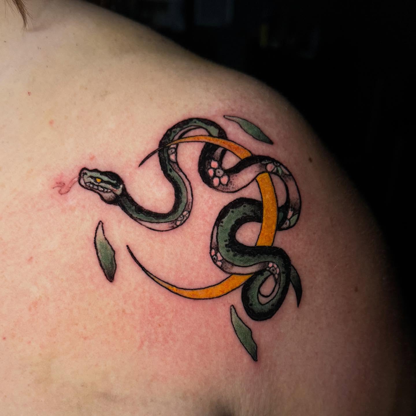 Tattoo by @poppacoppa — new_school, geometric