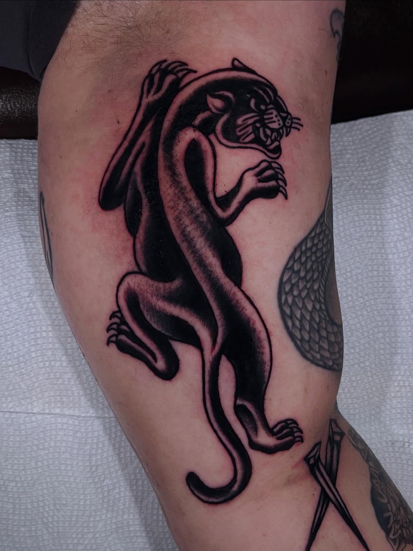 Tattoo by @alexjoelletattooer — black_and_grey