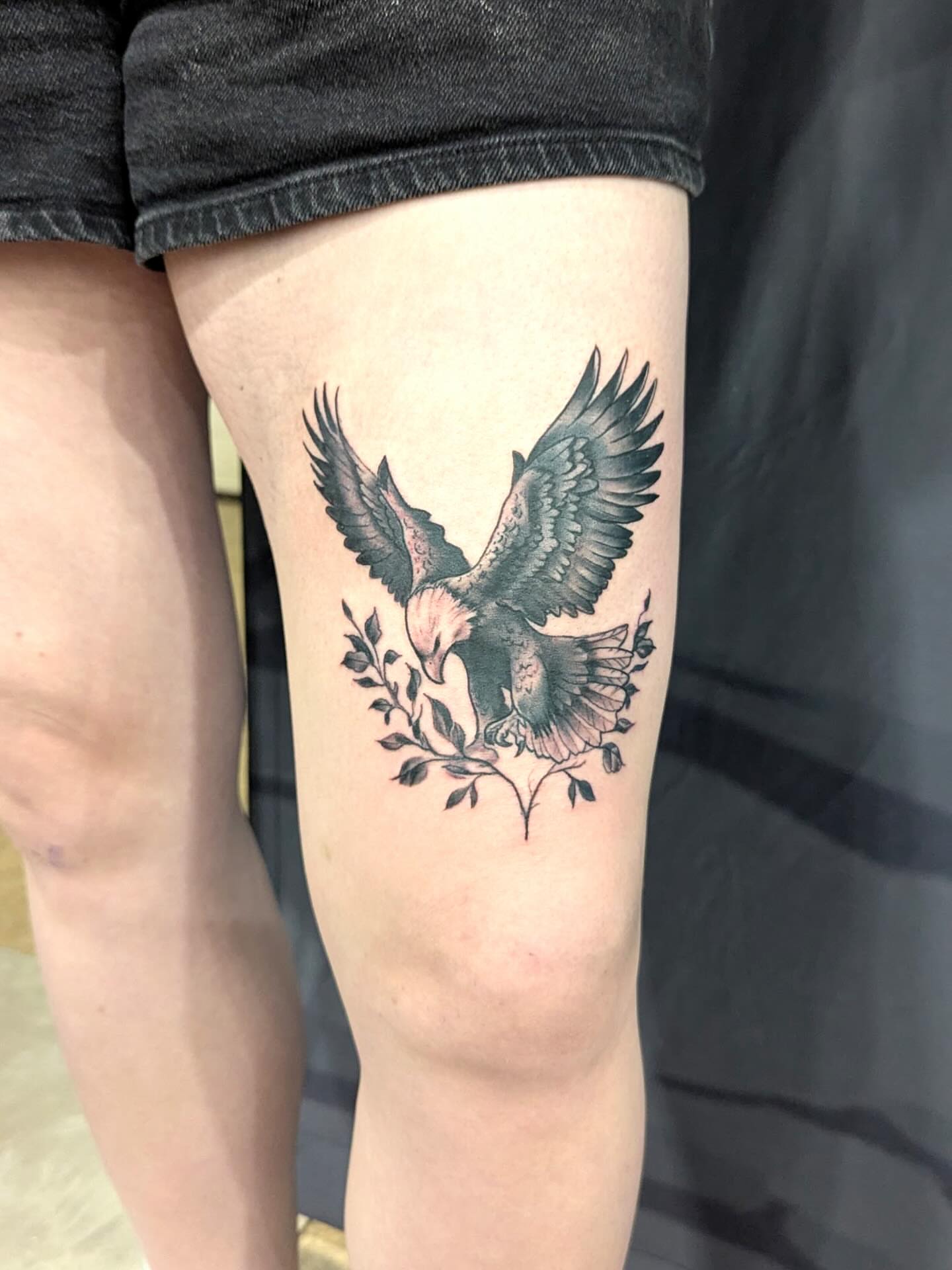 Tattoo by @tattoosbydustinb — black_and_grey