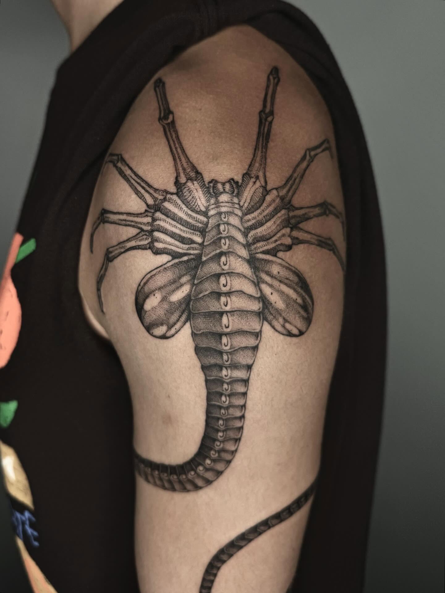 Tattoo by @deadgirlnextdoor — dotwork, realism
