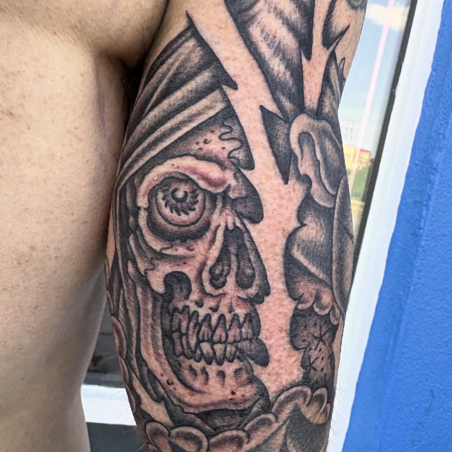 Tattoo by @connorcampbelltattoos — black_and_grey, realism