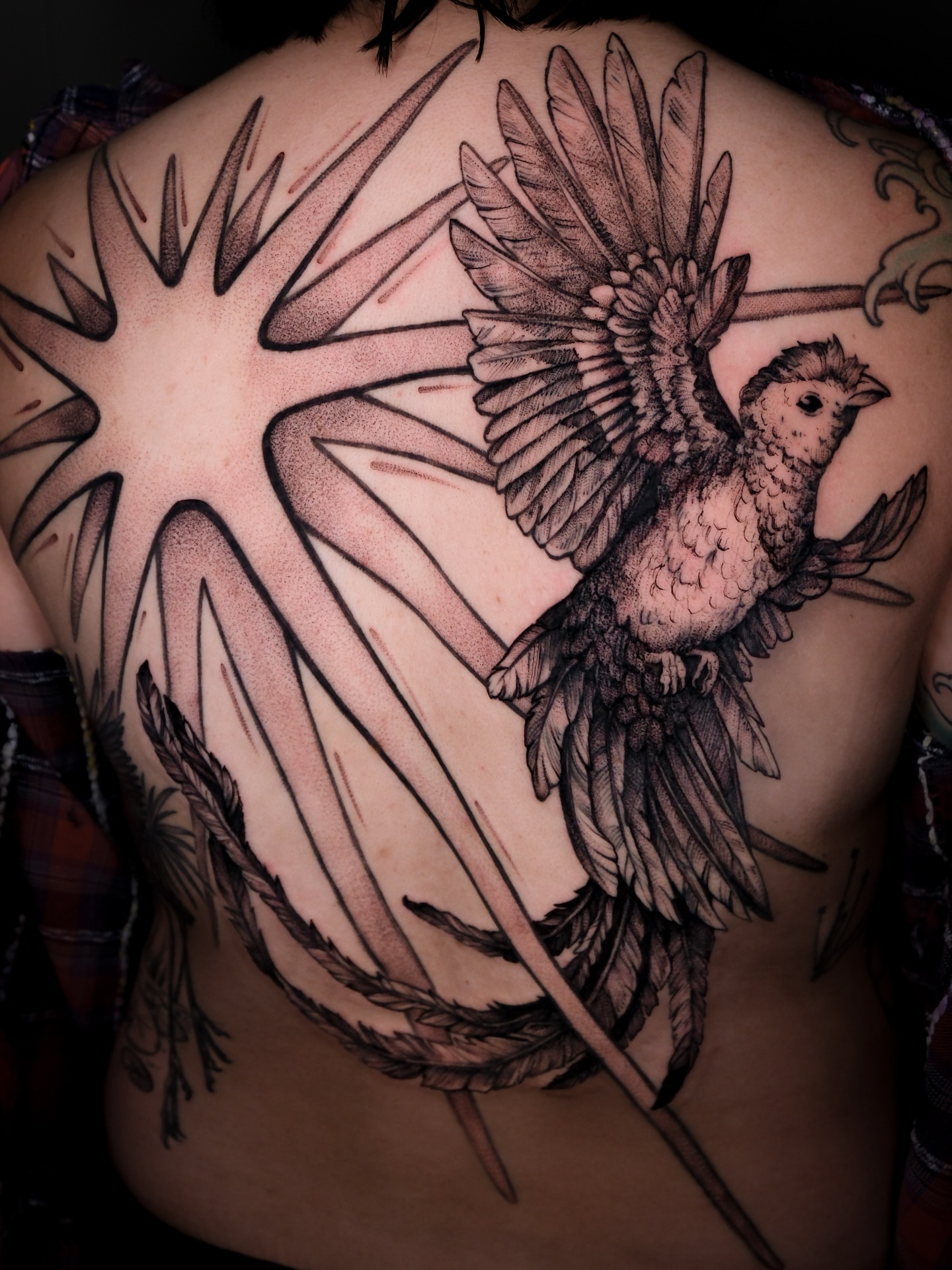 Tattoo by @fortytwojudges — black_and_grey