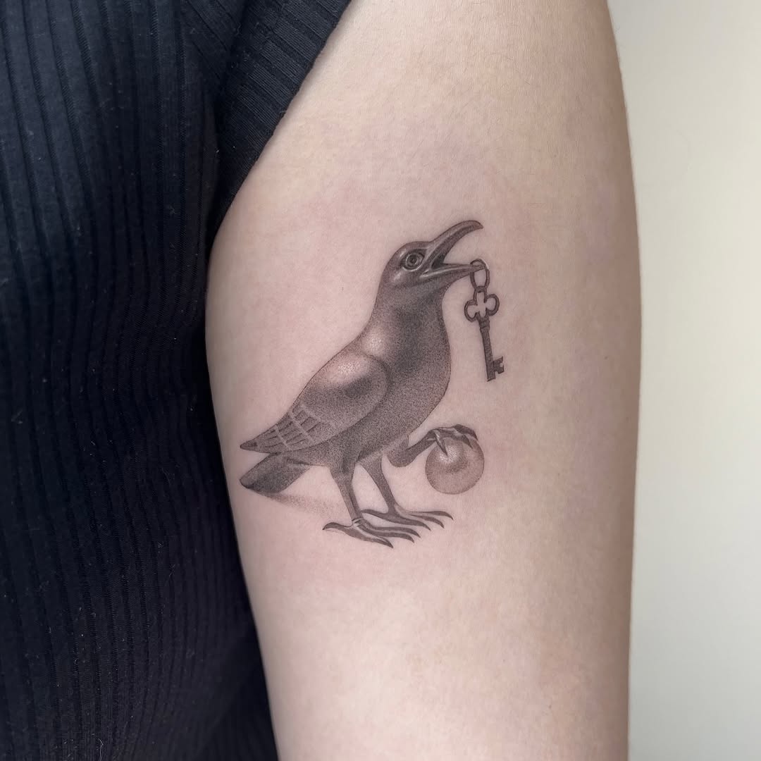 Tattoo by @nuku_tattoo — black_and_grey, realism