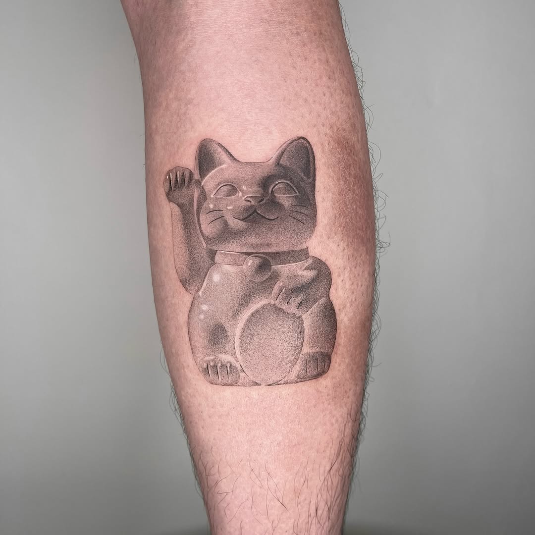 Tattoo by @nuku_tattoo — realism, black_and_grey