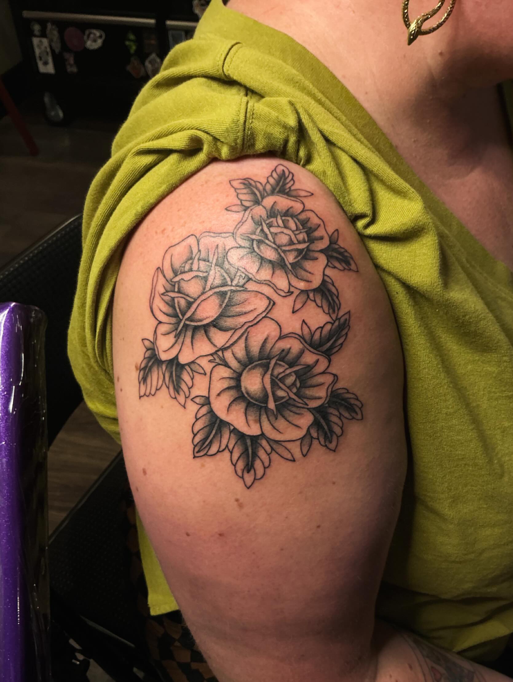 Tattoo by @leah.g.tattoos — black_and_grey