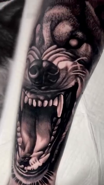 Tattoo by @harveyztattooz — realism, black_and_grey