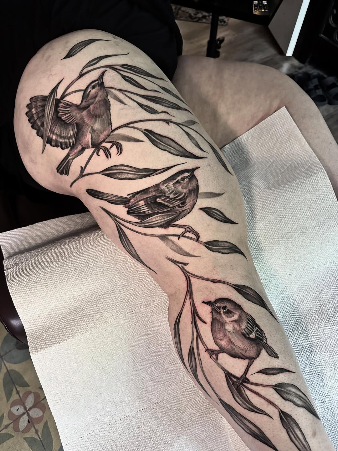 Tattoo by @hcierritattoosdanvers โ realism, black_and_grey