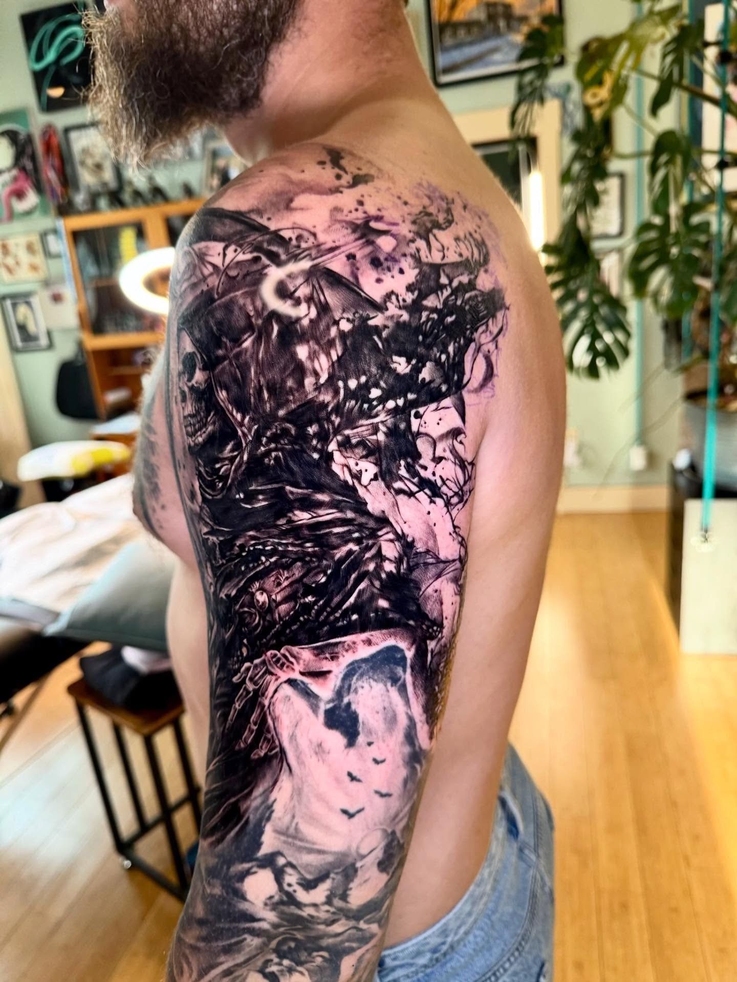 Tattoo by @djauld — surrealism