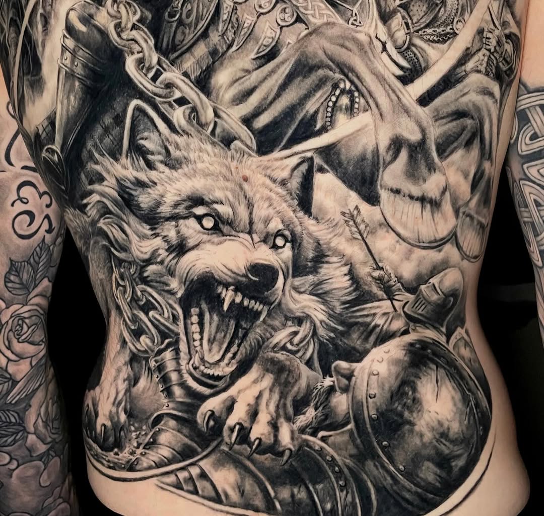 Tattoo work at Three Rivers Tattoo Convention 2026
